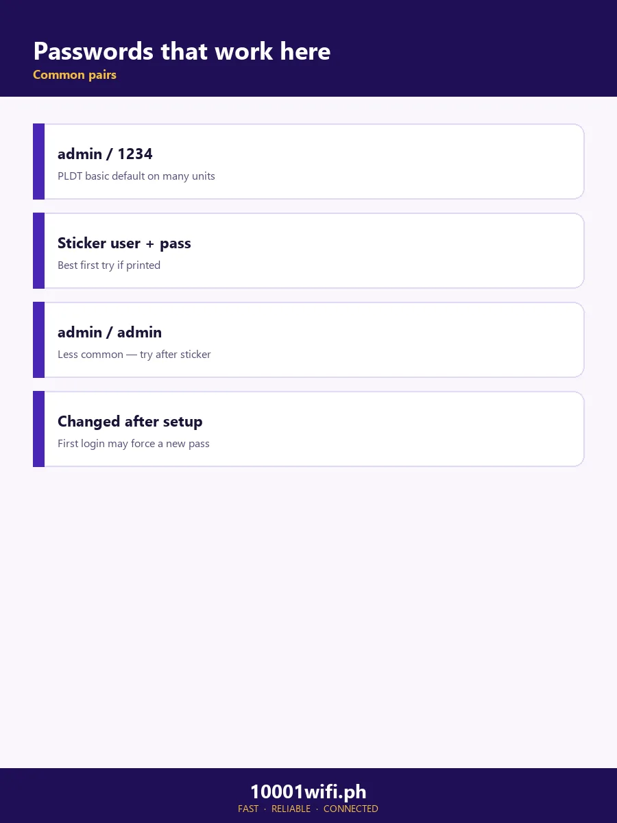 192.168.1.1 password pairs 192.168.1.1 password pairs that work infographic